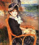 Pierre Renoir By the Seashore oil